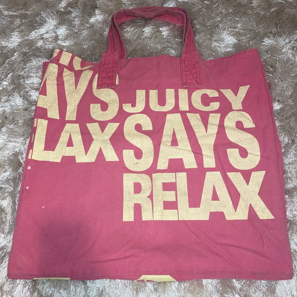 JUICY COUTURE LARGE TOTE BAG - Picture 3 of 8